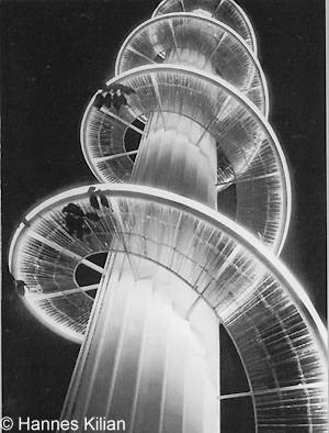 Paris Weltausstellung, Lichtturm des Pavillon de la Marchand, Copyright Hannes Kilian, Foto 1937